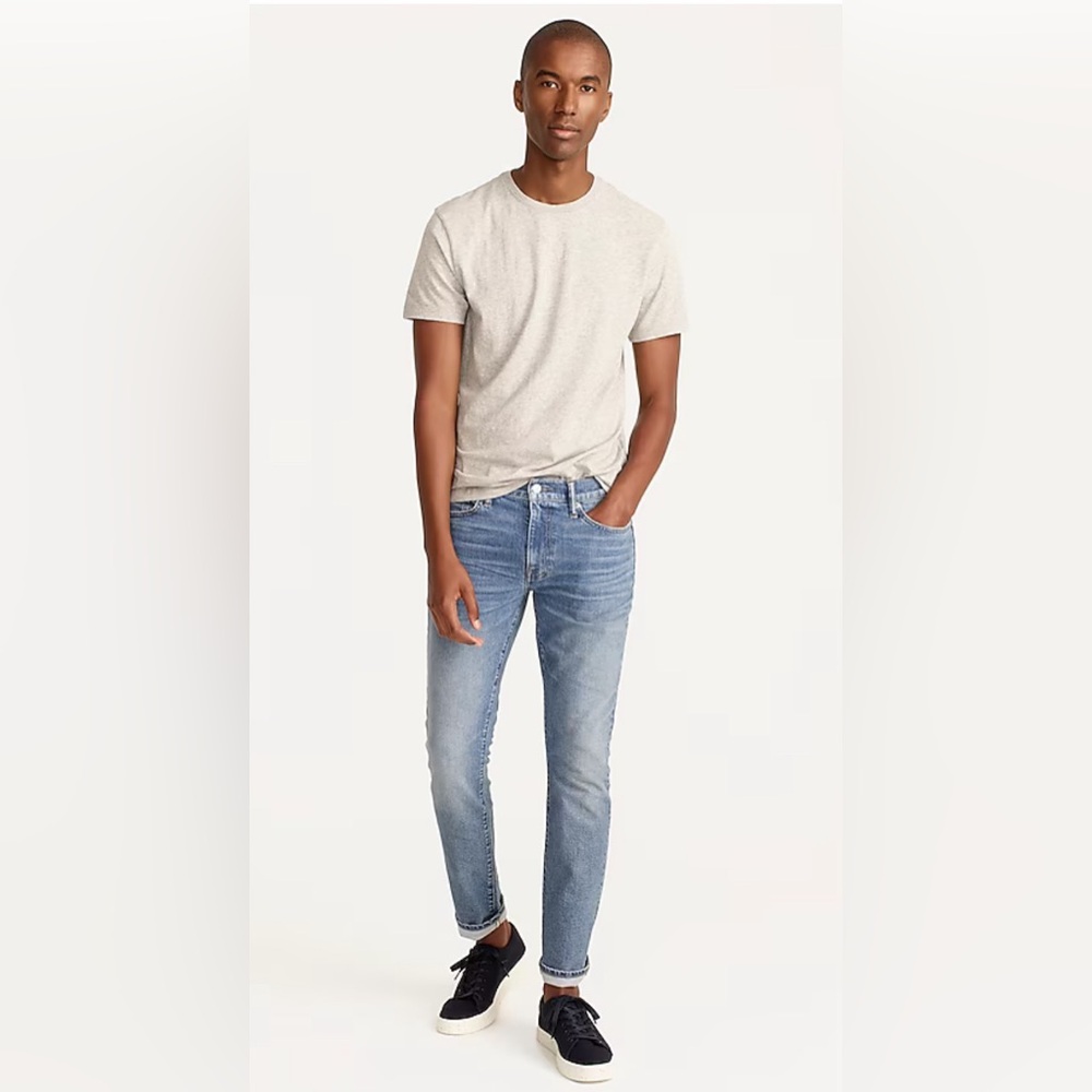 J. Crew 250 Skinny-fit stretch jean in three-year wash